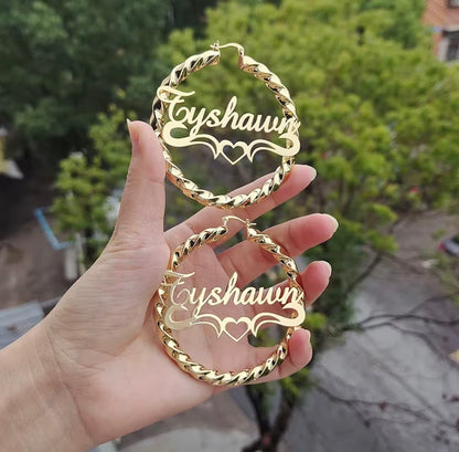 Custom Hoop Earrings