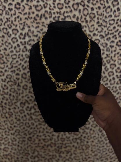 Teddy bear (xoxo) Custom Necklace