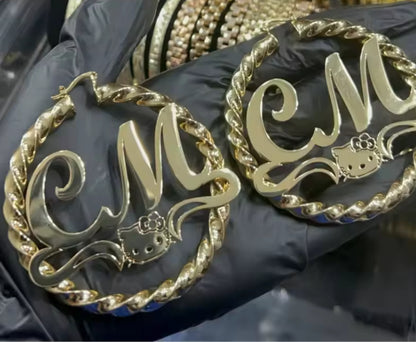 Custom Hoop Earrings