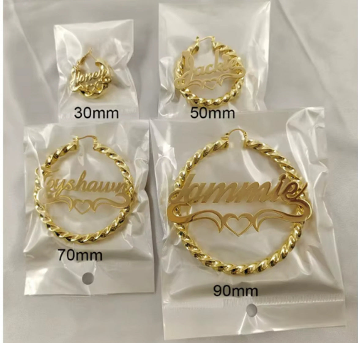 Custom Hoop Earrings