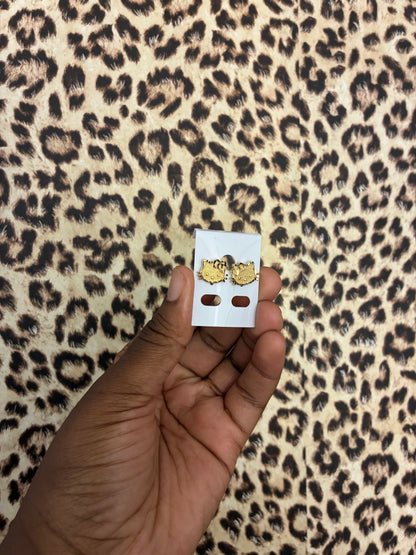 Hello kitty Gold Studs