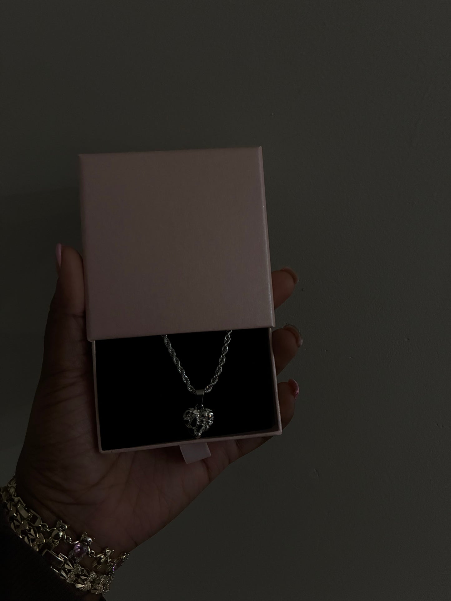 Nugget Heart Necklace
