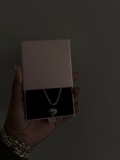 Nugget Heart Necklace