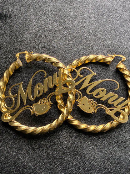 Custom Hoop Earrings