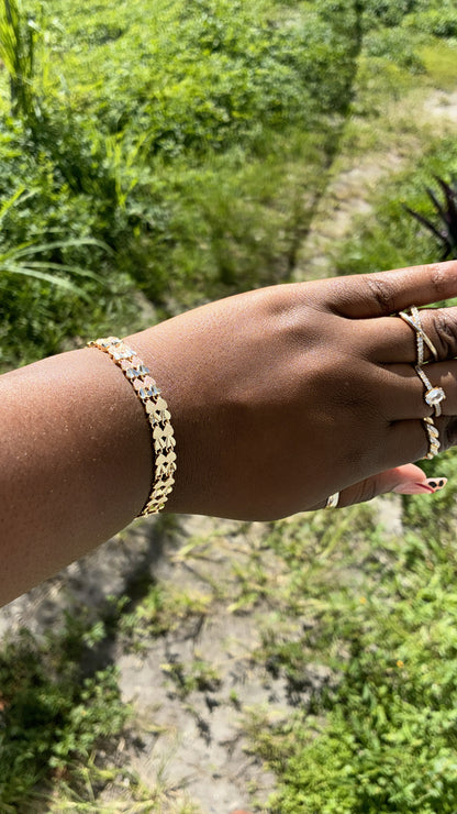 Double Heart Bracelet