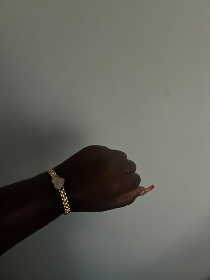 Rolex Heart Bracelet