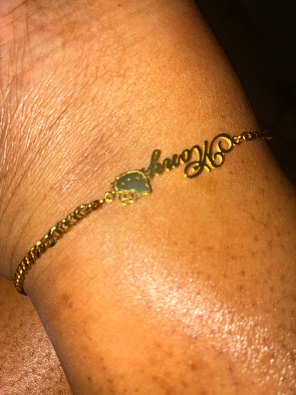Custom Name Anklet