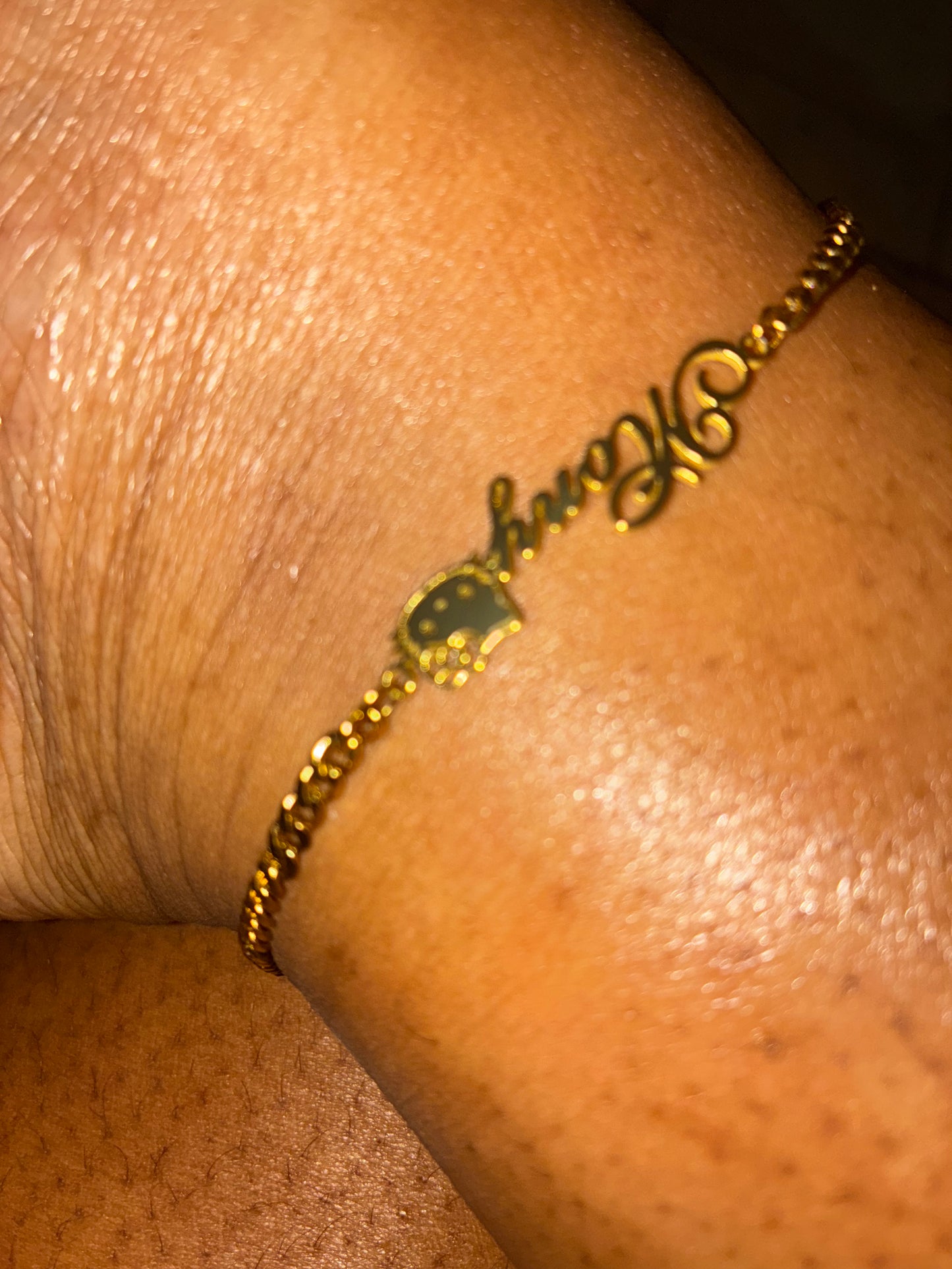 Custom Name Anklet