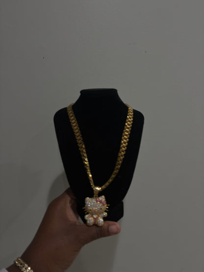 Rolex Chain w/Hello Kitty Pendant