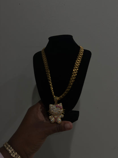 Rolex Chain w/Hello Kitty Pendant