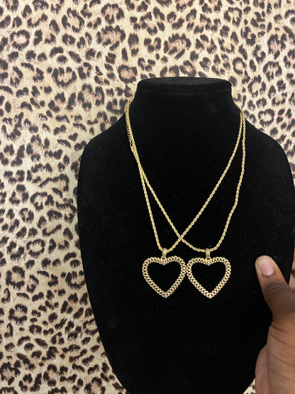 Jumbo Rollie Heart Chain