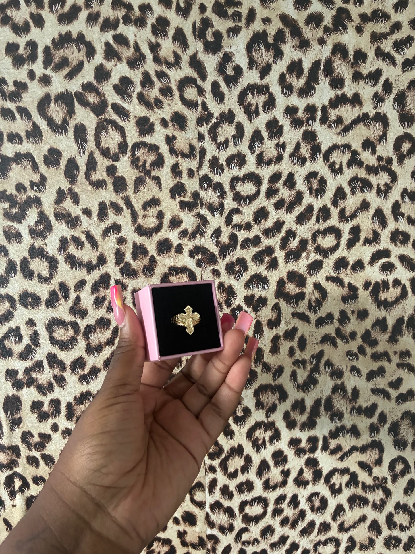 Baddie Cross Ring