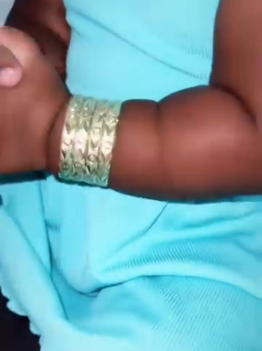 Baby/Toddler Gold Plated Bangles