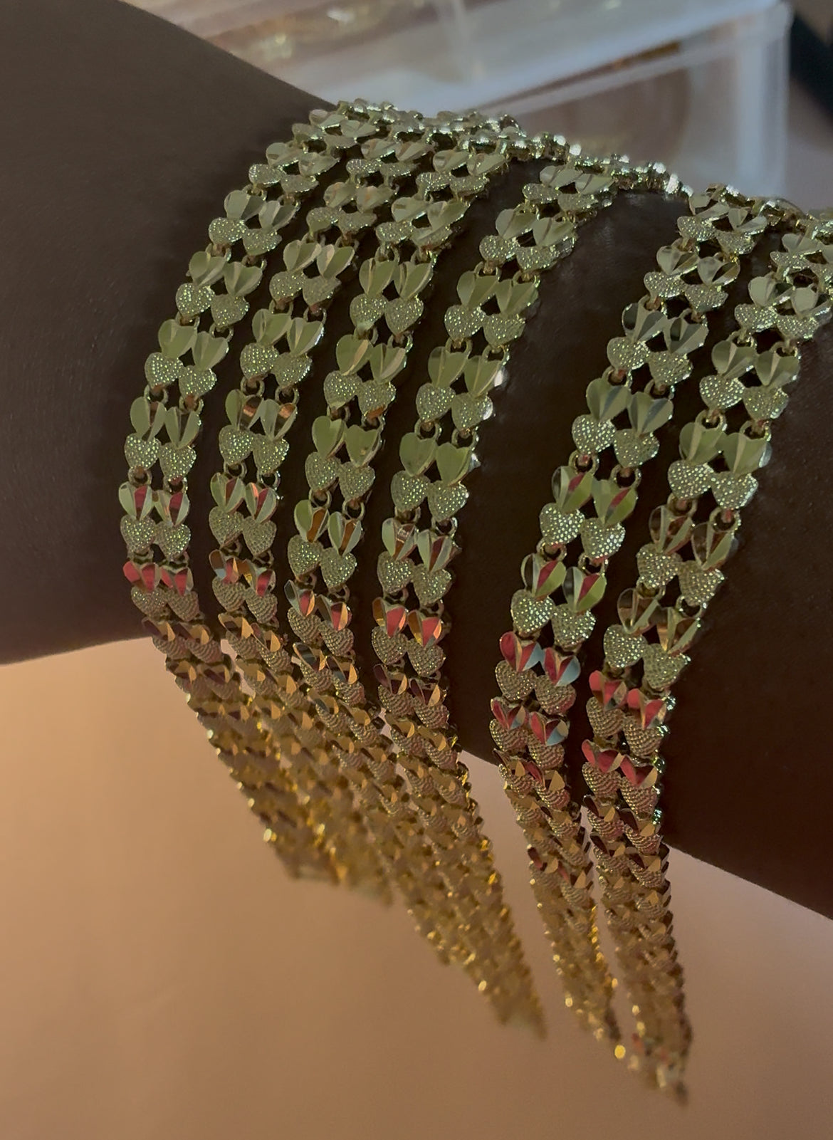 Double Heart Bracelet