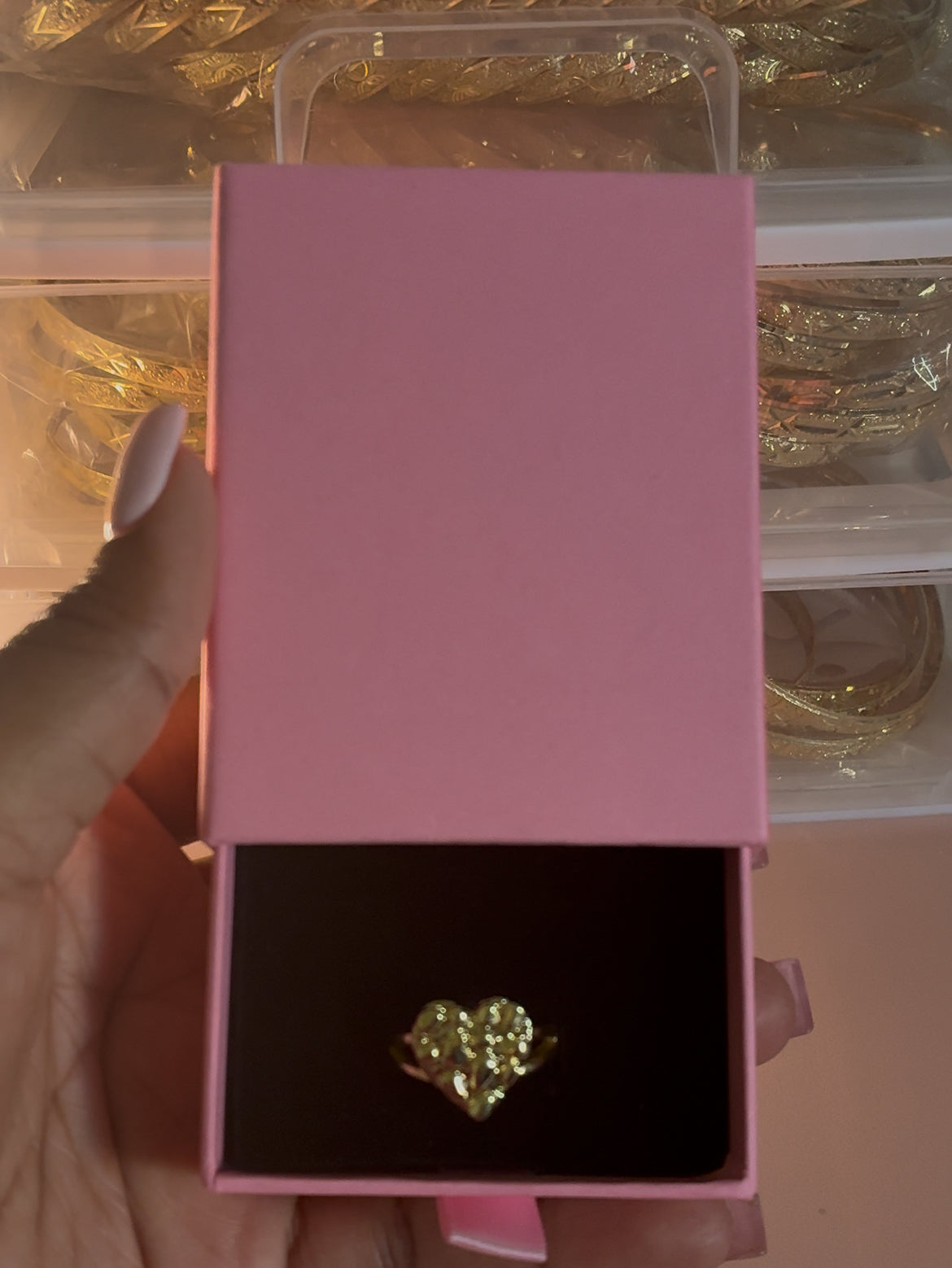 Heart Nugget Ring