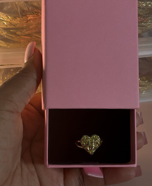 Heart Nugget Ring